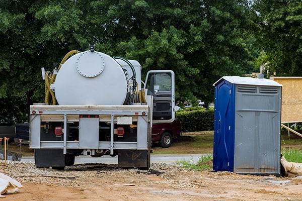 workers at New Brunswick Porta Potty Rental